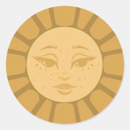 Adesivo Vintage Sun Sticker