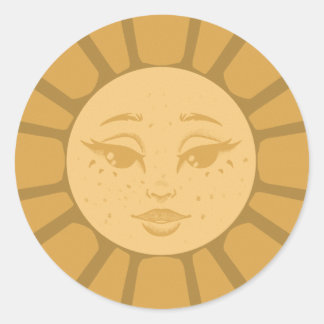 Adesivo Vintage Sun Sticker