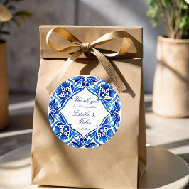 Adesivo Vintage Talavera Azulejo - azulejo de casamento az