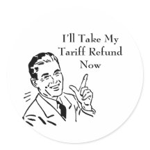Vintage Tariff Refund Check