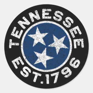 Adesivo Vintage Tennessee