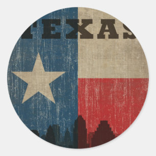 Adesivo Vintage Texas