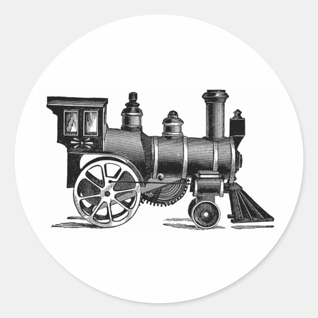 Adesivo Vintage Train (Frente)