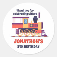 Vintage Train Party Favor do Aniversário de crianç