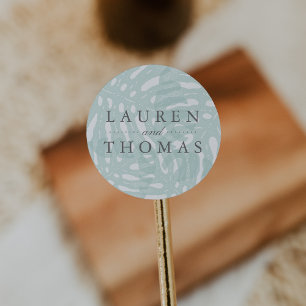 Adesivo Vintage Tropics Wedding