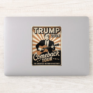Adesivo Vintage TRUMP 2024 Fera TOUR DE VOLTA