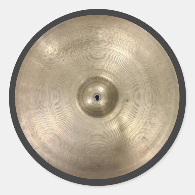 Adesivo Vintage Turkish Constantinople Cymbal (Frente)