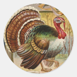 Adesivo Vintage Turquia Round Sticker