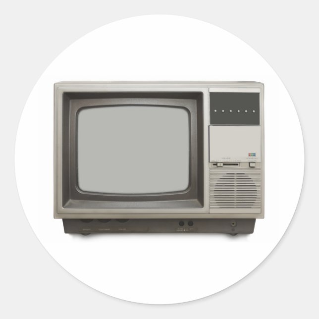 Adesivo vintage tv (Frente)