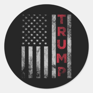 Adesivo Vintage U Flag Trump