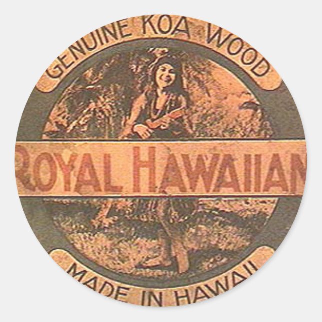 Adesivo Vintage Ukulele Sticker (Frente)