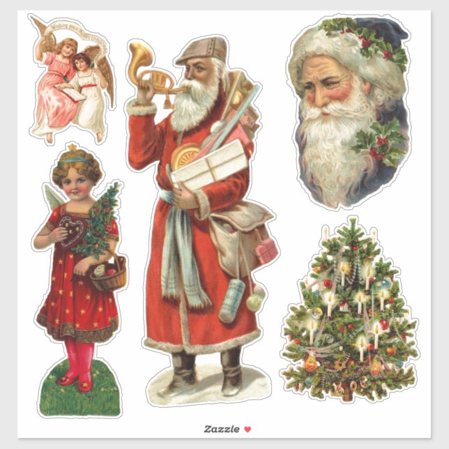 ADESIVO VINTAGE VICTORIAN CHRISTMAS STICKER COLLECTION (Folha)