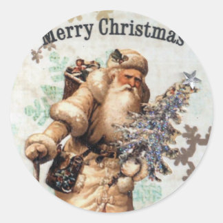 Adesivo Vintage Vidage Vintage Vidage Papai Noel
