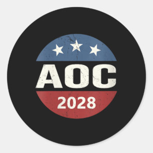 Adesivo Vintage Vintage Alexandria Ocasio-cortez Presi