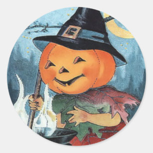 Adesivo Vintage Vintage Halloween Sticker
