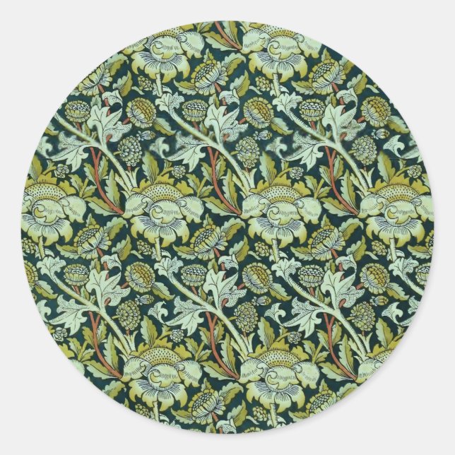 Adesivo Vintage William Morris Floral Wey Pattern (Frente)