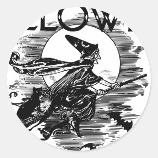 Adesivo Vintage Witch Halloween