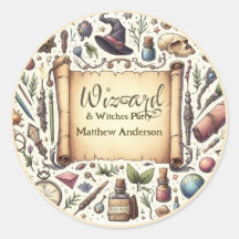 Vintage Wizard Witts Party Magical Wands Hats