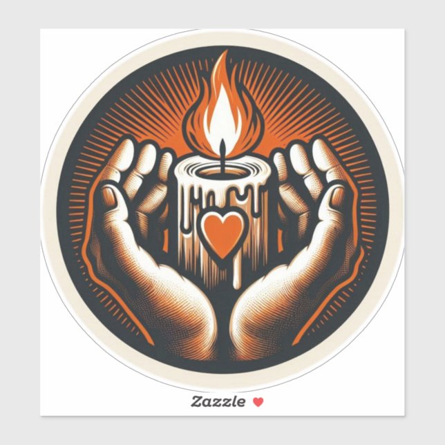 Adesivo Vintagem de Halloween (Folha)