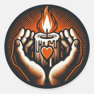 Adesivo Vintagem de Halloween