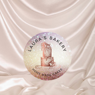 Adesivo Vintagem russa da padaria do Cupcake Cakes & Sweet