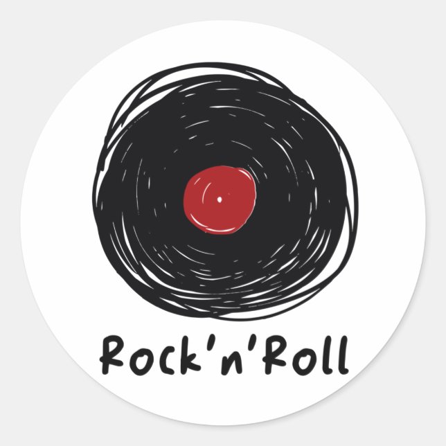 Adesivo Vinyl Records Lover Collector Rock n Roll (Frente)