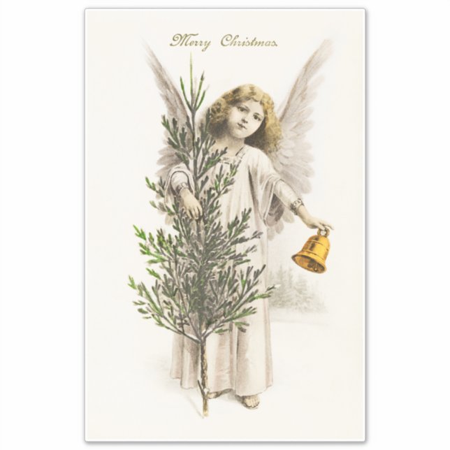 ADESIVO VINYL STICKER: ÂNGULO NATAL VINTAGE (Frente)
