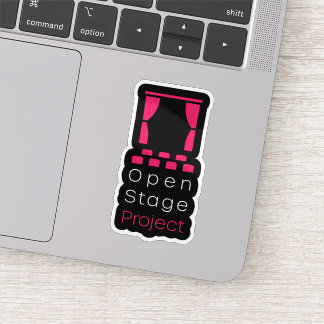 Adesivo Vinyl Sticker do Projeto de Palco Aberto