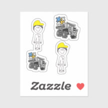 VINYL STICKER - FILHO+CAMINHÃO