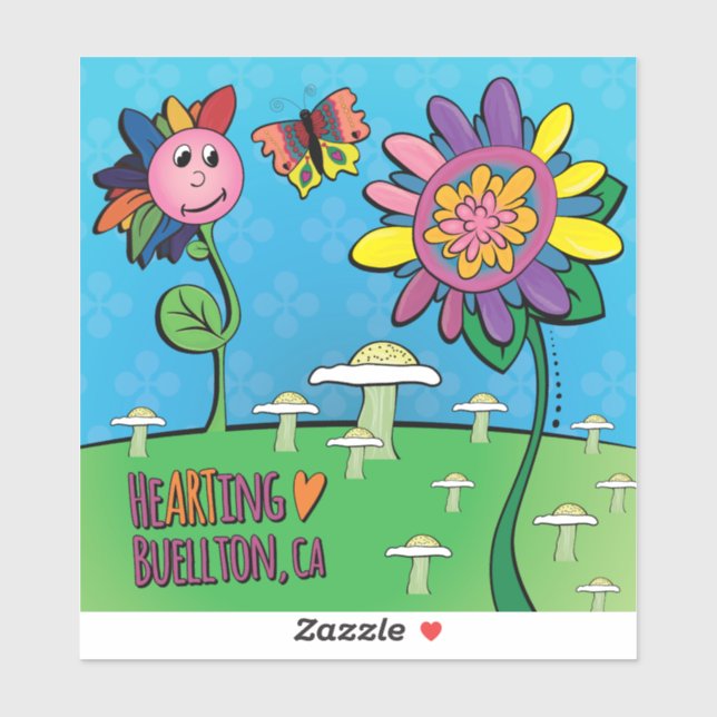 Adesivo Vinyl Sticker - Natureza Divertida - Buellton.Art (Folha)