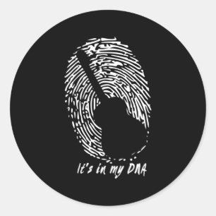 Adesivo Violão Acústico Está No Meu Adn Para Guitaristas