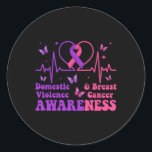 Adesivo Violência Doméstica &amp; Sensibilização para o Ca<br><div class="desc">Violência Doméstica & Mês de consciência do câncer de mama Warrior</div>