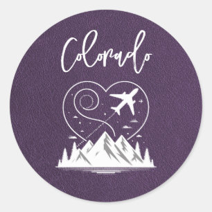 Adesivo Violet Colorado Passport