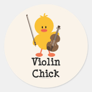 Adesivo Violin Chick Stickers