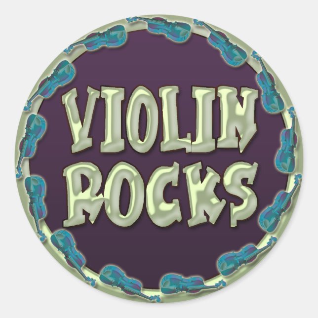 ADESIVO VIOLIN ROCKS (Frente)
