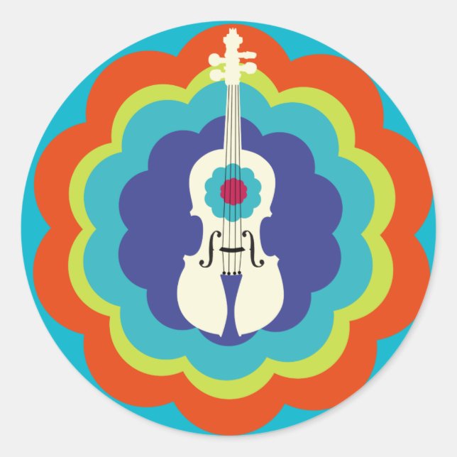 Adesivo Violin Sticker (Frente)