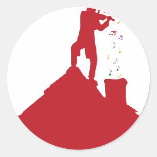 Adesivo Violinista