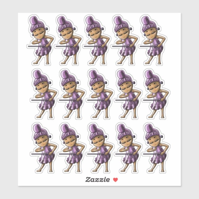 Adesivo Violino (Folha)