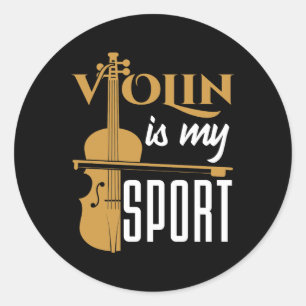 Adesivo Violino É Meu Esporte