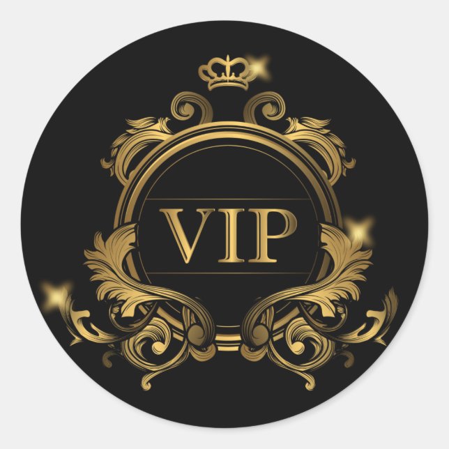 Adesivo VIP Pessoa Muito Importante (Frente)