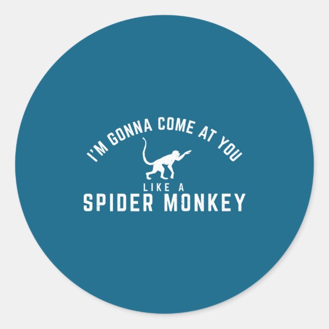 Adesivo Virá Como Macaco Aranha (Frente)