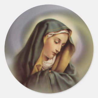Adesivo Virgem Abençoada Maria