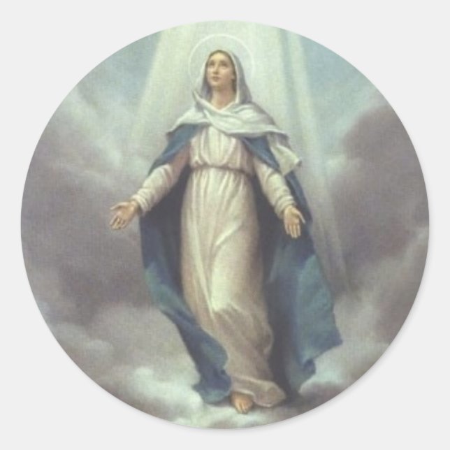 Adesivo Virgem ao Céu (Frente)