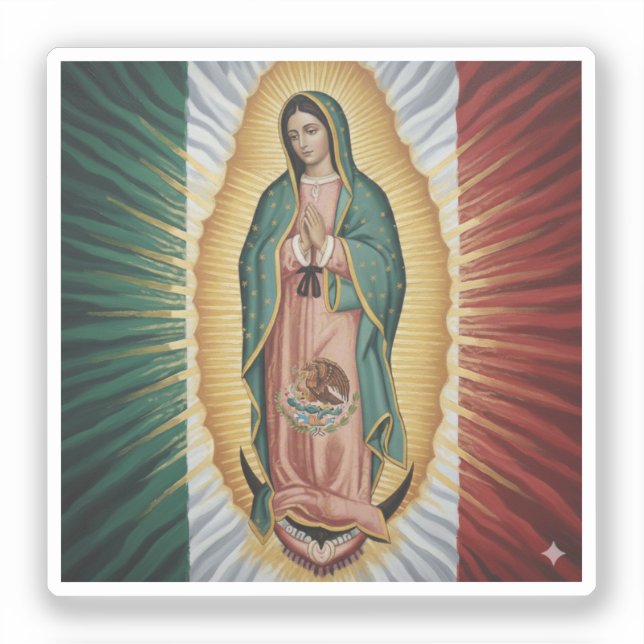 Adesivo Virgem de Guadalupe - México (Frente)