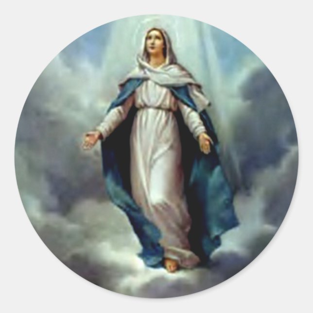 Adesivo Virgem Maria Abençoada - Mãe de Deus (Frente)