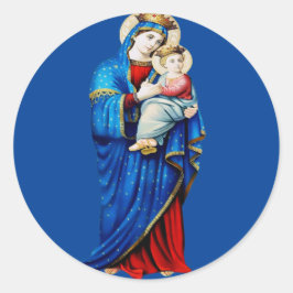 Adesivo Virgem Maria com Menino Jesus