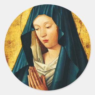 Adesivo Virgem Maria Hodegetria Ícone Católico Bizantino A
