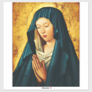 Adesivo Virgem Maria Hodegetria Ícone Católico Bizantino A