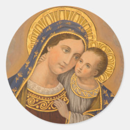 Adesivo Virgem Maria Jesus Bom Conselheiro Religioso Catól