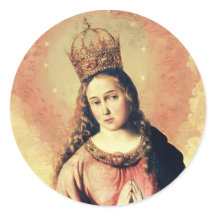 Adesivo Virgem Maria Regina Caeli